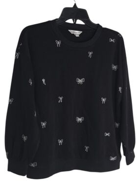 Crown & Ivy Silver Bow Sweatshirt